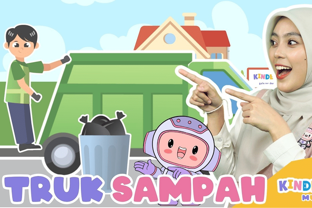 Lirik Lagu 'Truk Sampah' Kinderflix, Kenalkan Profesi dan Kebersihan