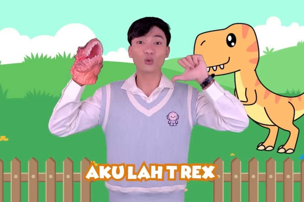 Lirik Lagu 'Akulah T-Rex' Kinderfli 3