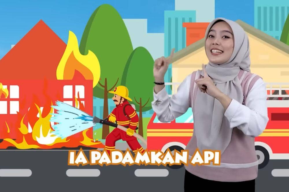 Lirik Lagu 'Pemadam Kebakaran' Kinderflix 2