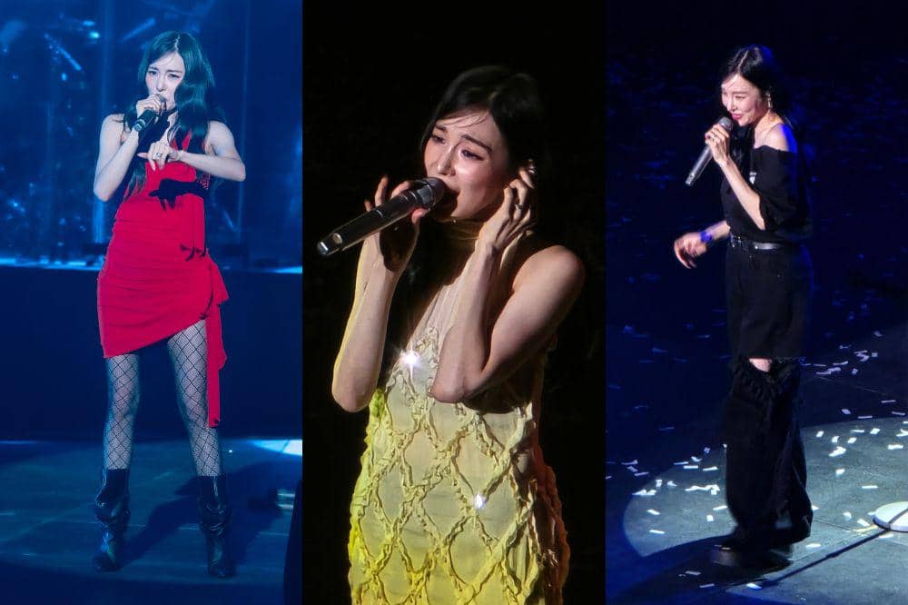 6 Gaya Tiffany Young di Edge of Calm Tour Jakarta, Bersinar Terang!