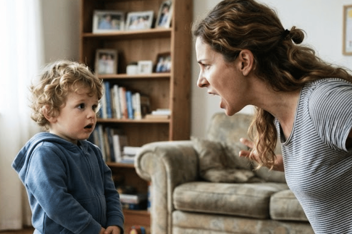 Jangan membentak anak karena itu sangat menakutkan untuk anak