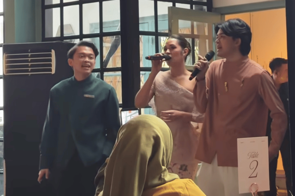 Raisa ikut bernyanyi di pernikahan Mario