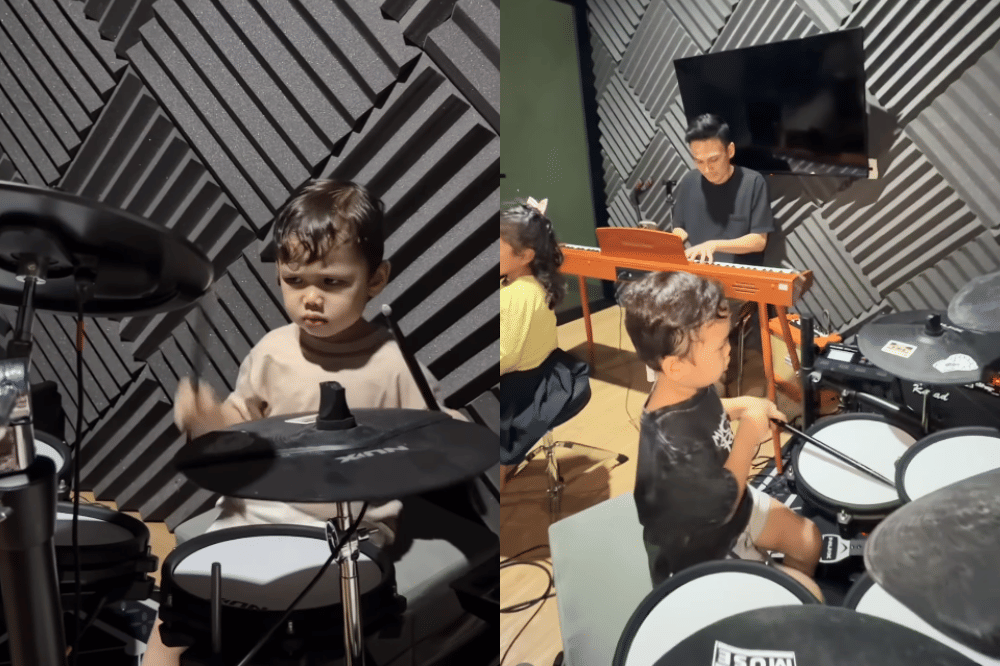 Usia 4 Tahun, Kenkulus Kini Pandai Main Drum dan Bawakan Lagu Dewa 19