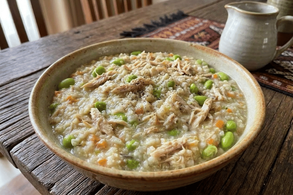 Resep Bubur Ikan Kembung dan Edamame untuk MPASI yang Unik dan Bergizi