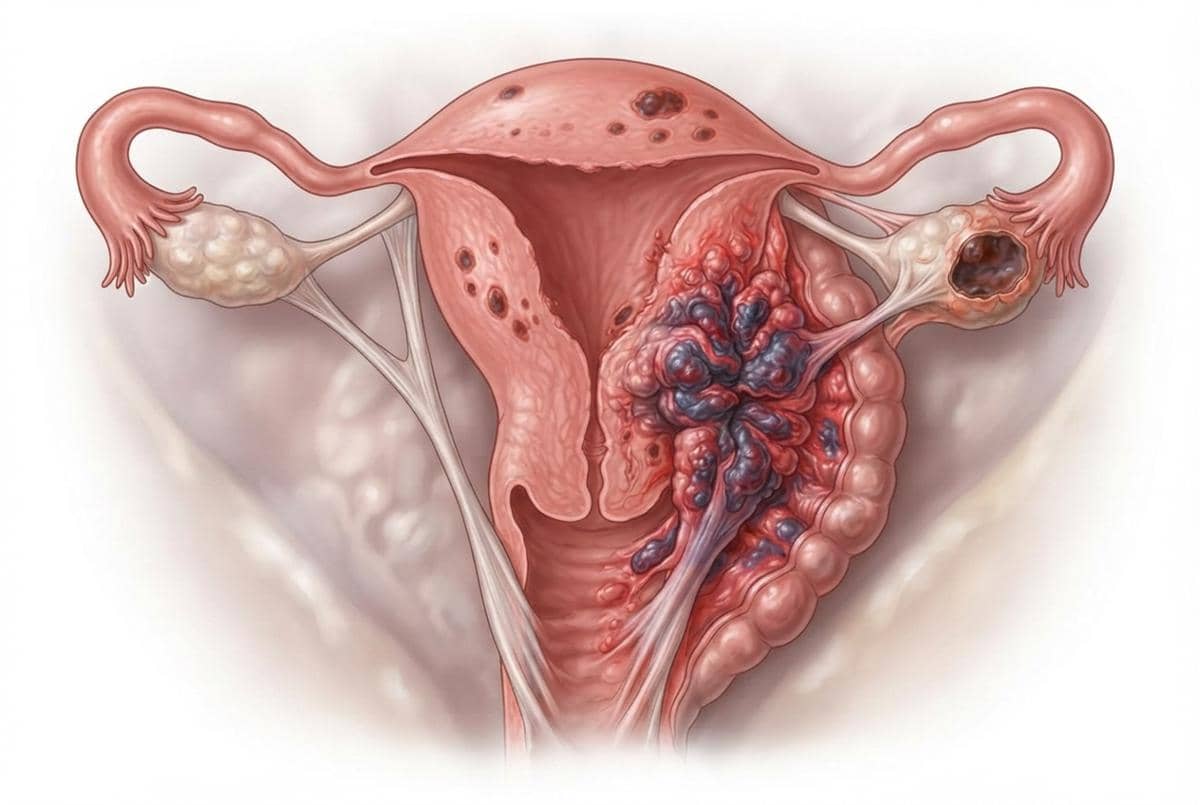Jika endometriosis tumbuh lebih dalam (3)
