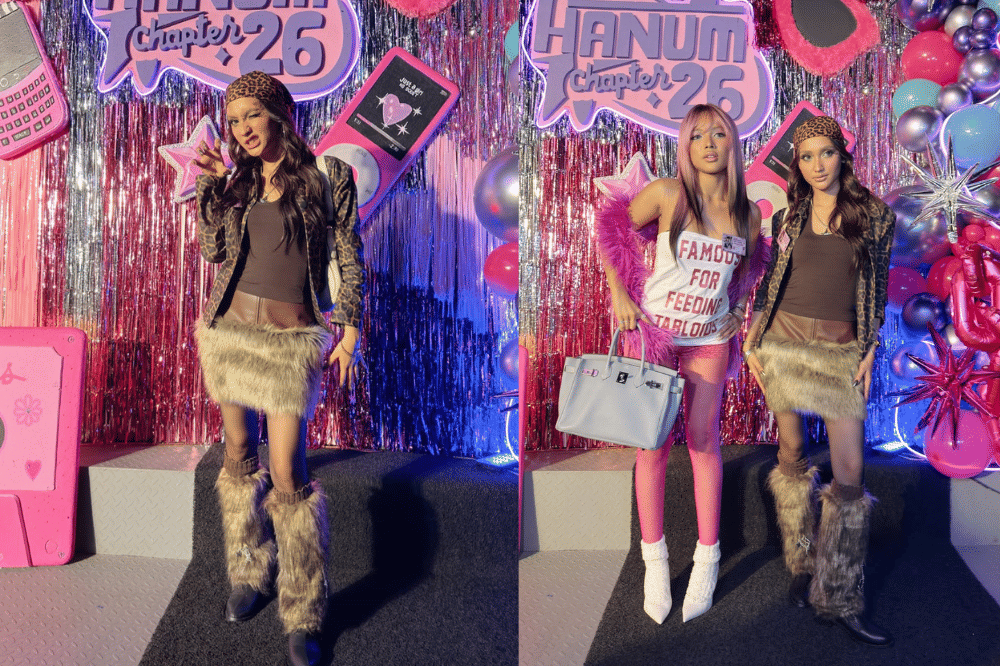 Syafira Haddad: Wild & fierce dengan motif leopard dan furry leg warmers