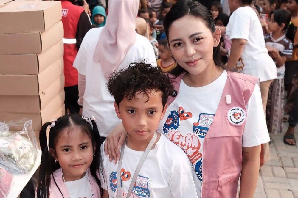 Tuai Pujian, Rachel Vennya Ajak Xabiru dan Chava Berbagi Kebaikan