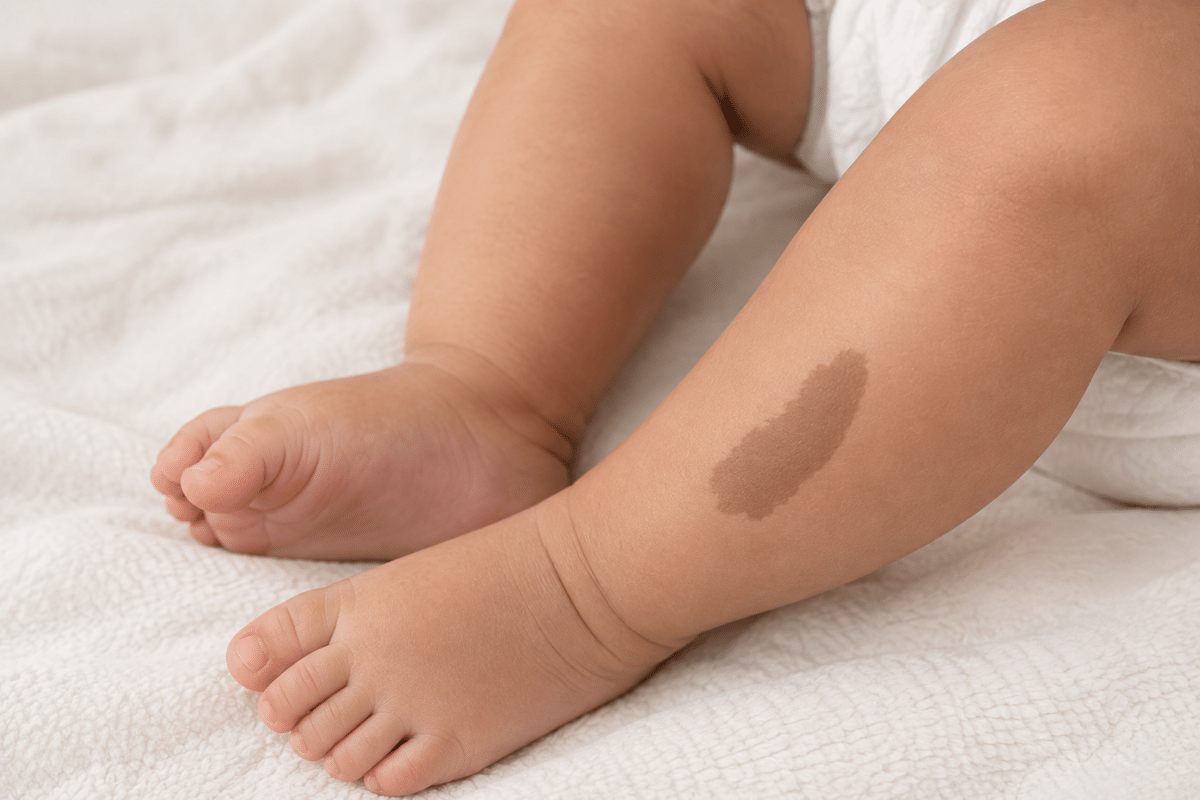 Bercak cokelat seperti kopi susu di tubuh anak, apakah berbahaya?