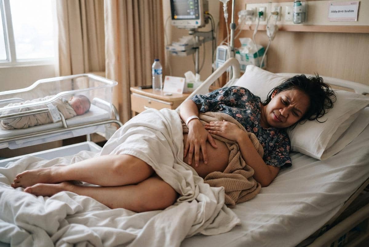 Bahaya menahan buang air kecil setelah melahirkan caesar (4)