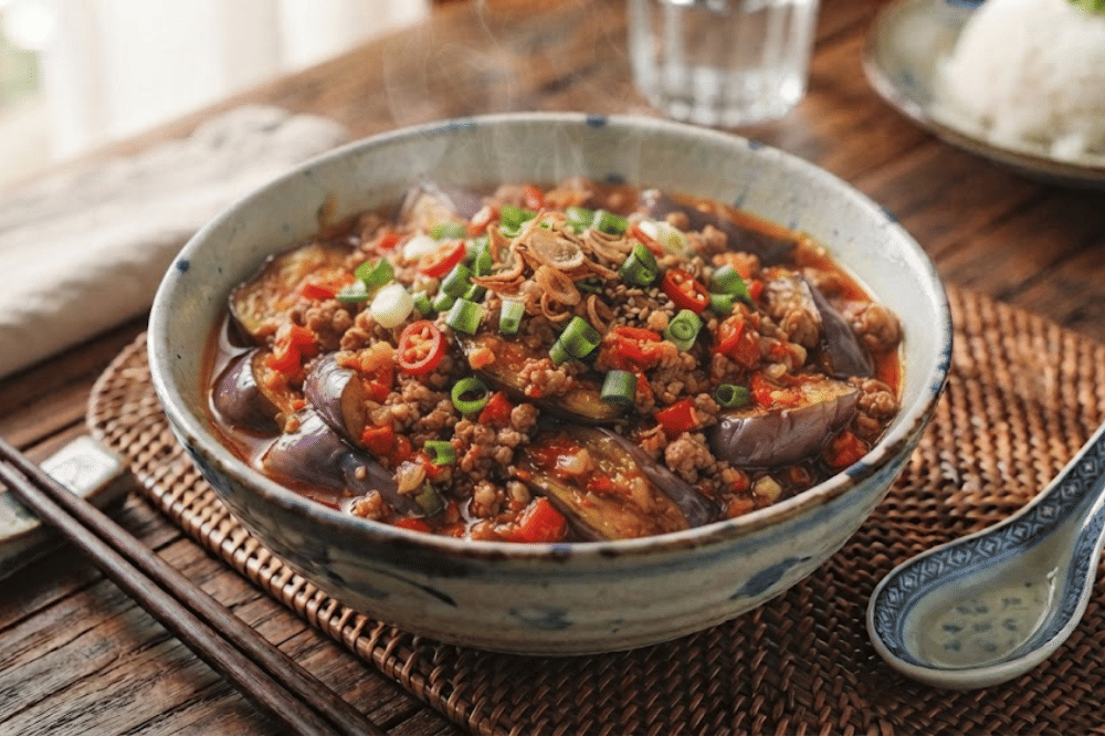 6Terong balado daging cincang