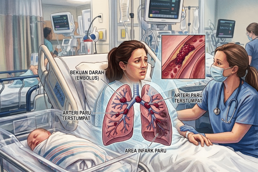 Mengenal ancaman sumbatan bekuan darah di organ paru
