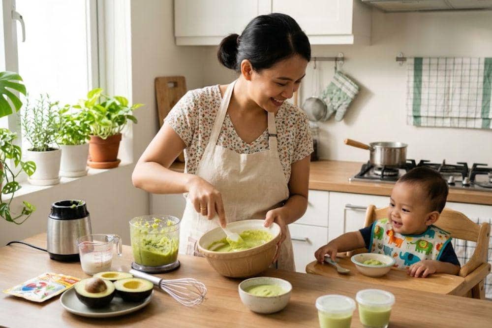 Cara membuat alpukat panna cotta