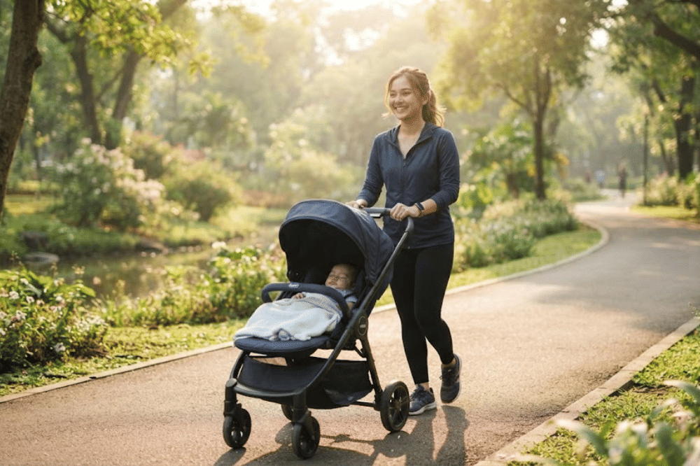 Manfaat Jalan Kaki di Pagi Hari setelah Melahirkan untuk Mama Baru