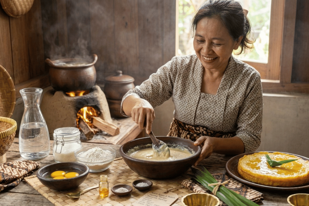 Cara membuat bingka barandam khas Banjarmasin