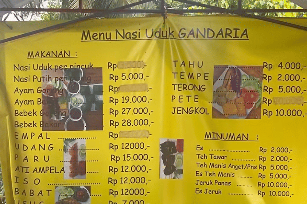 Nasi uduk Gandaria