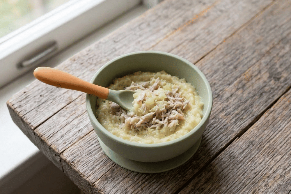 Resep Bubur Shisamo dengan Labu Siam untuk MPASI, Inspirasi Menu Bubur