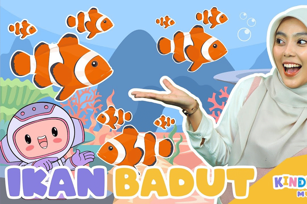 Lirik Lagu 'Ikan Badut' Kinderflix, Belajar tentang Ikan dan Anemon