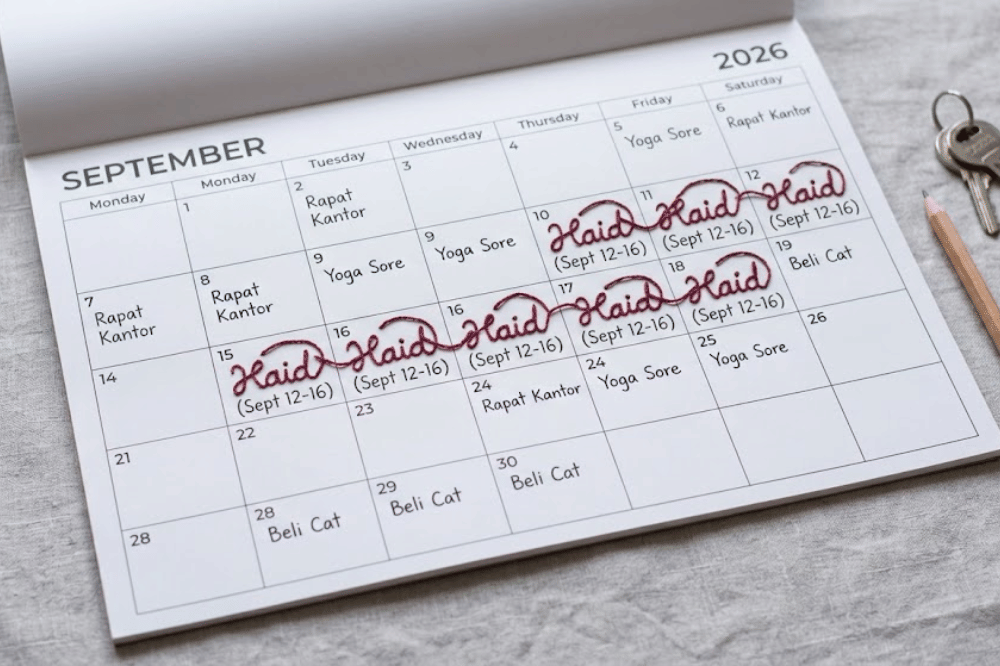 Ketidakseimbangan hormon yang menunda jadwal menstruasi
