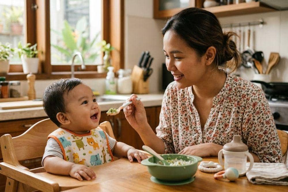 Resep Shisamo Bubur dengan Brokoli untuk MPASI, Enak dan Bergizi