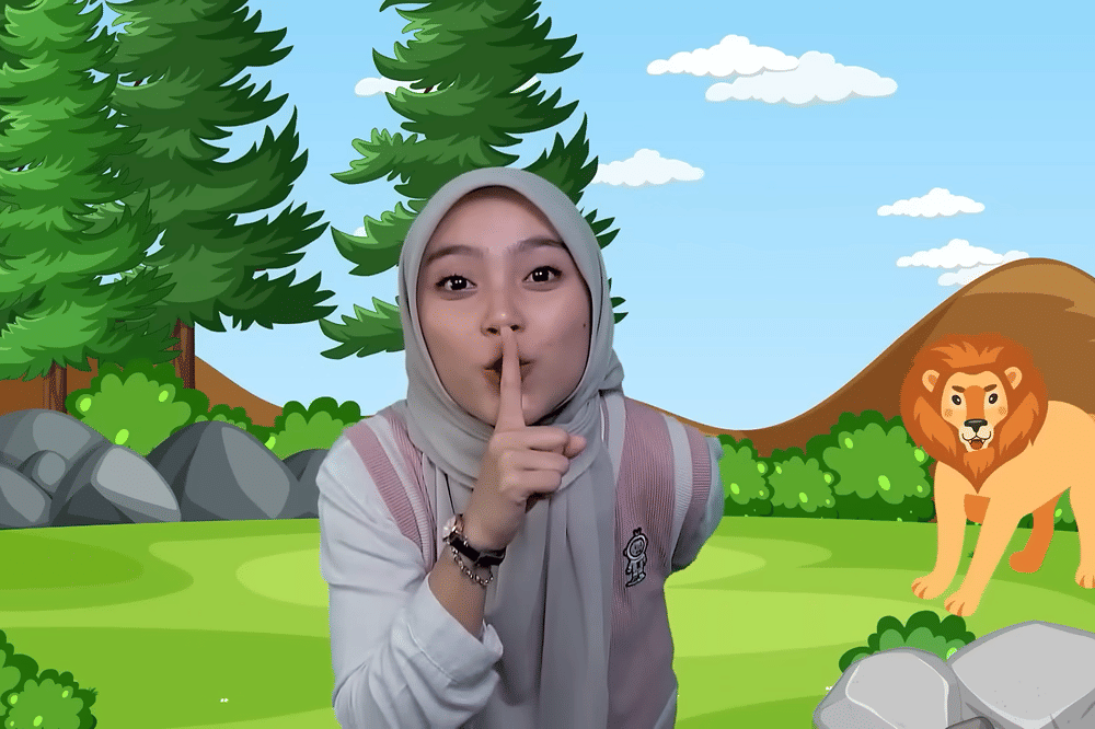 Lirik Lagu 'Singa Melompat' Kinderflix