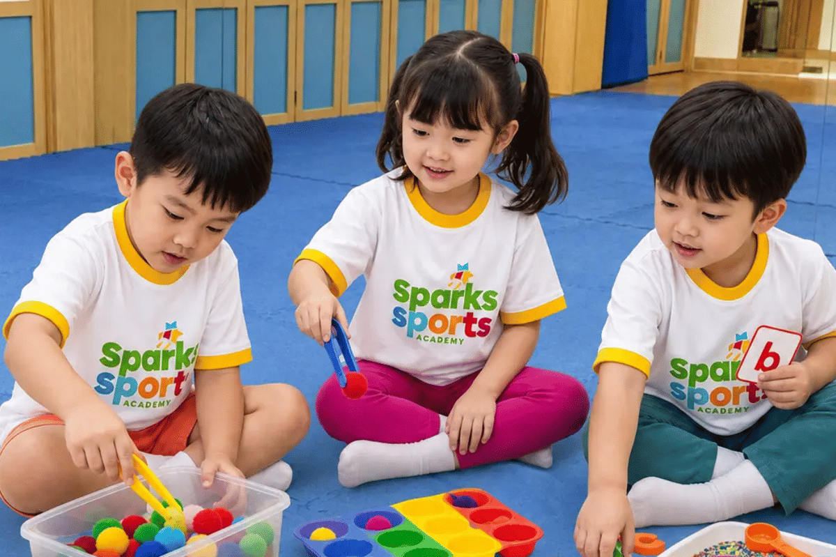 Di sekitar Bintaro dan Ciputat ada kelas sensory di Sparks Sports Academy
