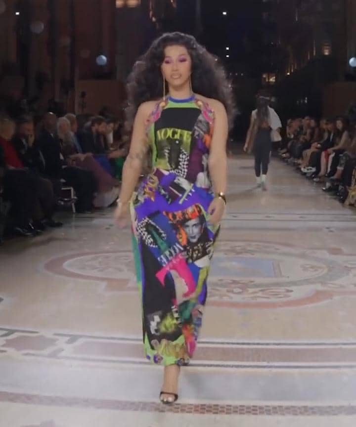 Cardi B Jadi Model dalam Vogue World Fashion Show di Italia