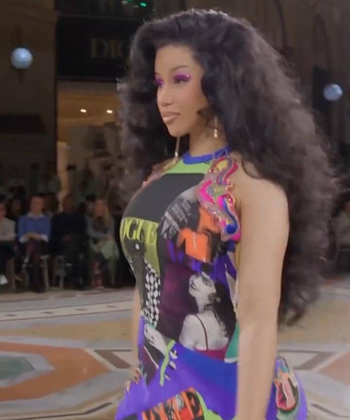 Cardi B Jadi Model dalam Vogue World Fashion Show di Italia