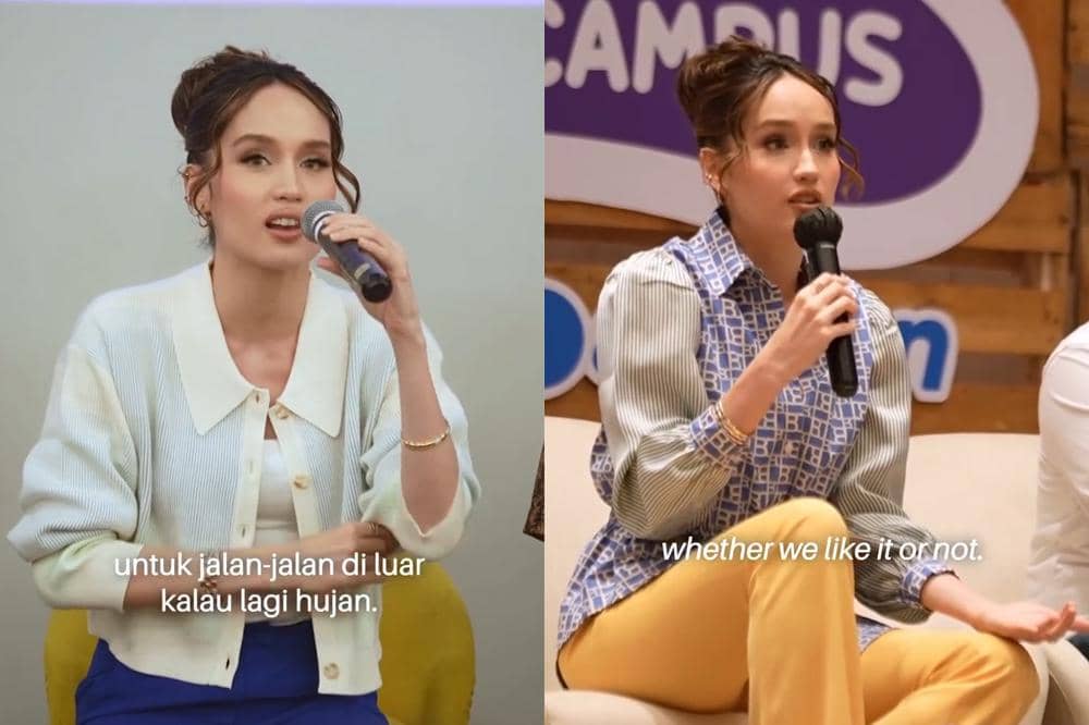 Cinta Laura Ungkap Hujan di Indonesia Berbahaya akibat Mikroplastik