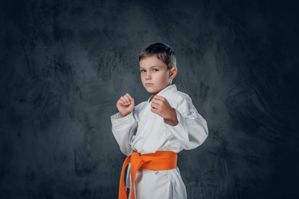Anak ikut taekwondo
