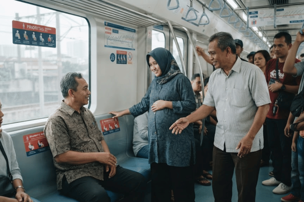 Jangan ragu meminta tempat duduk demi keselamatan