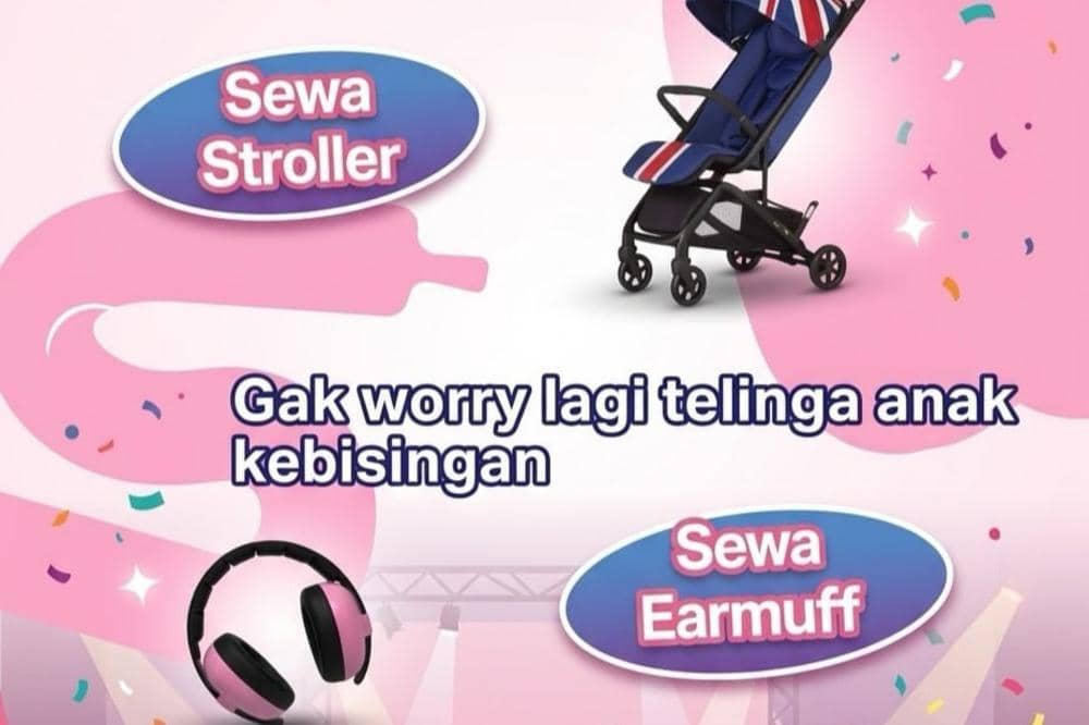 5 Cara Sewa Stroller dan Earmuff di Pestapora 2026 2