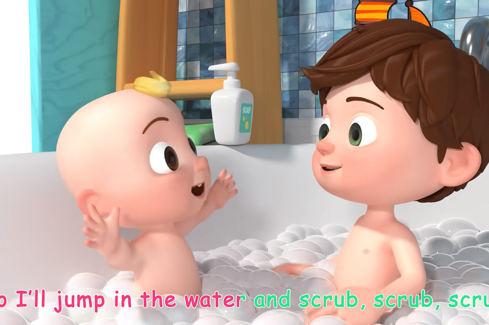 Lirik Lagu 'Bath Song' CoComelon dan Artinya