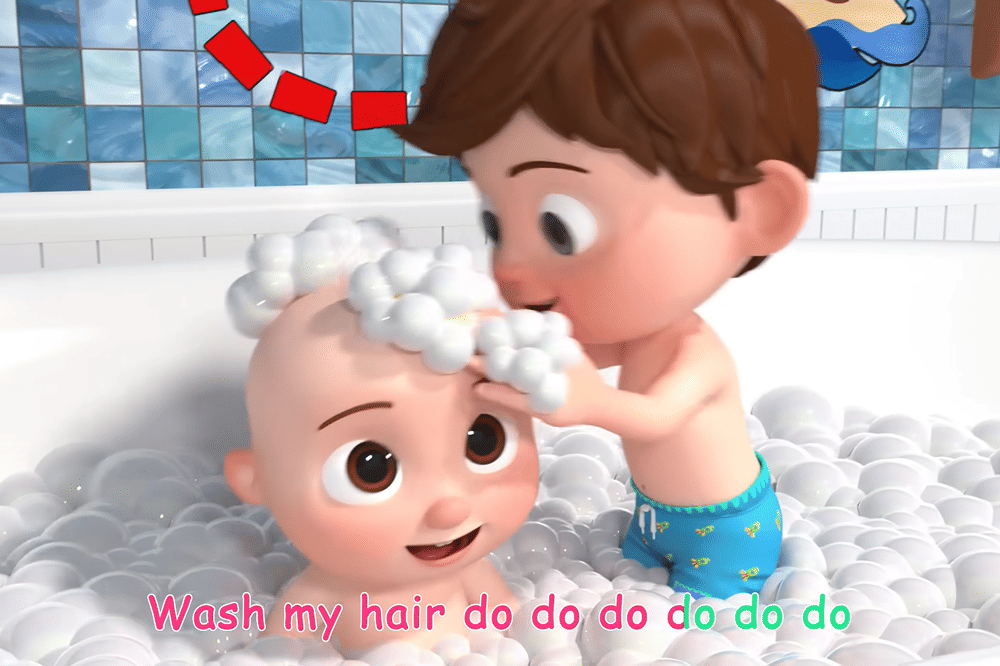 Lirik Lagu 'Bath Song' CoComelon dan Artinya