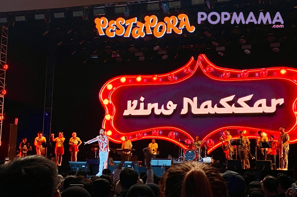 King Nassar di Pestapora 2026 Bagi-Bagi Permen dan Nyanyikan Lagu Baru