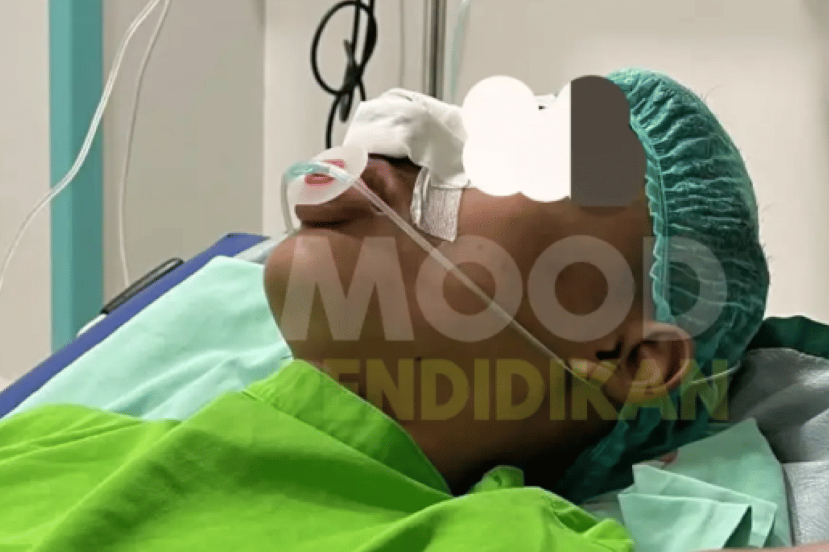 Mama memberikan keterangan bahwa anaknya korban kelima