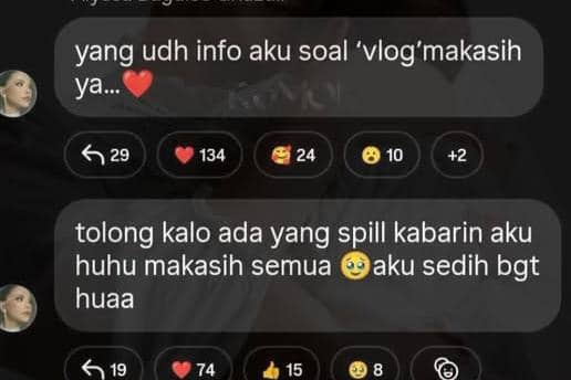 Wajah Soleil tidak sengaja terekspos di vlog Bunda Maia