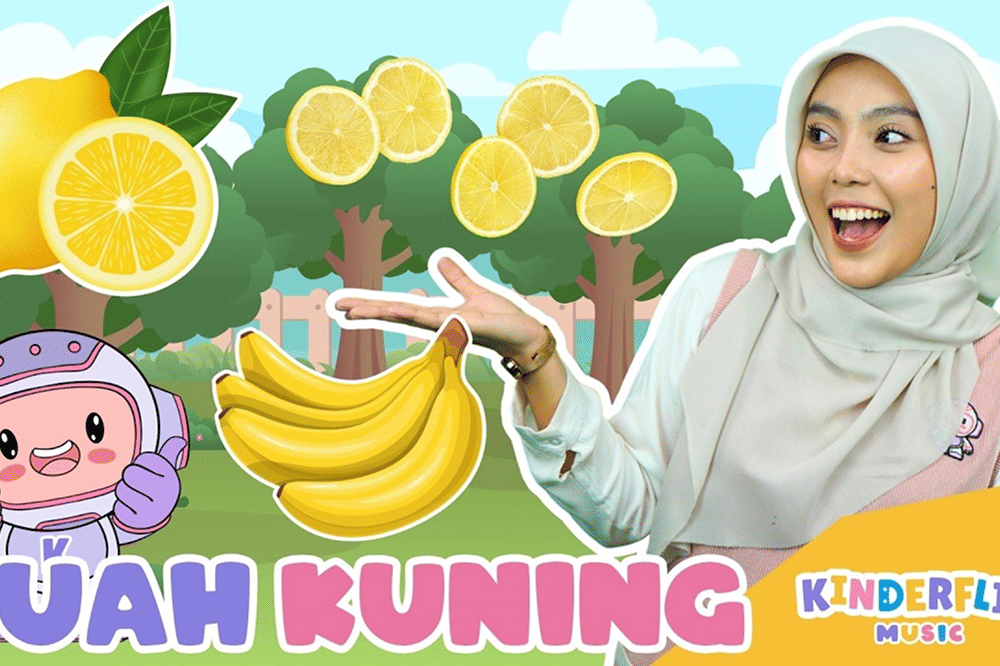 Lirik Lagu 'Buah Kuning' Kinderflix, Belajar Warna dan Buah
