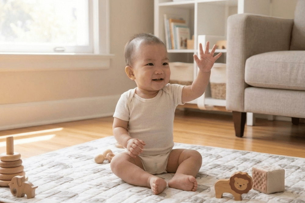 Kenapa Bayi Suka Melambaikan Tangan? Begini Penjelasannya!