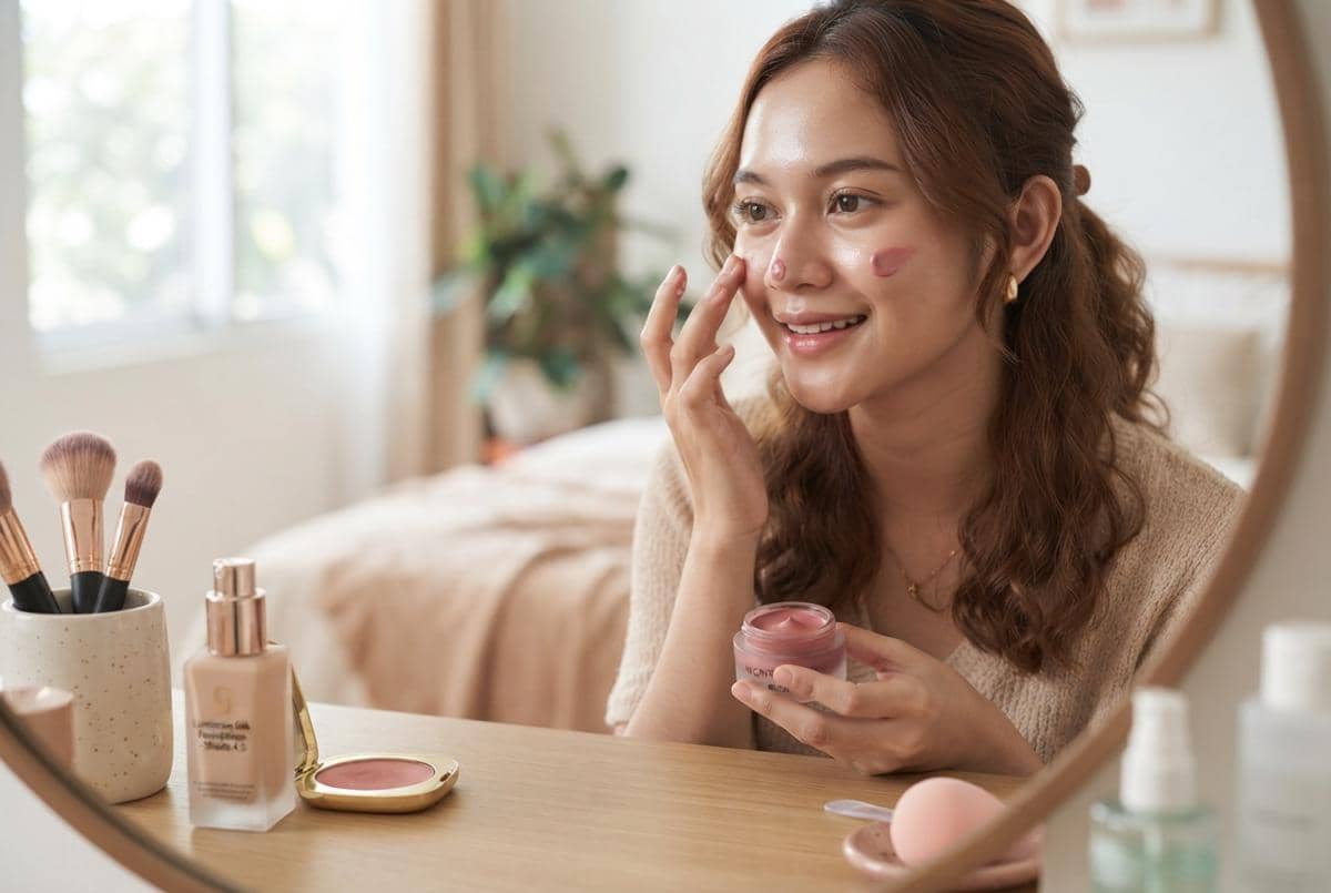 Tips gunakan cream blush agar tidak kusam (6)