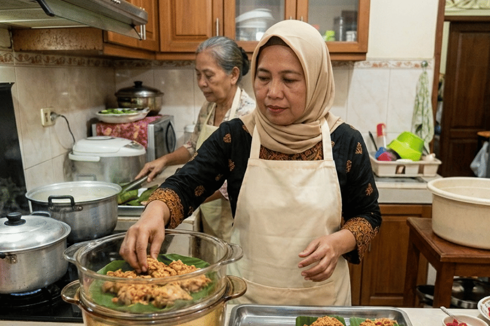 Cara membuat ayam songkem