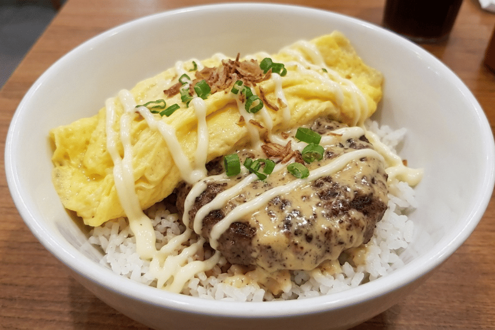 Nasi Telur Burger Mayo