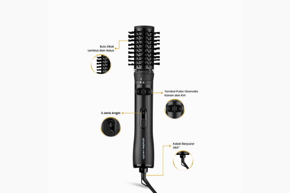SERATIN Hairdryer Airstyler Airtractive
