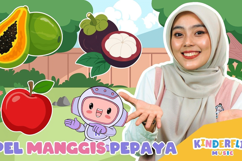 Lirik Lagu 'Apel Manggis Pepaya' Kinderflix, Belajar Sambil Bergerak