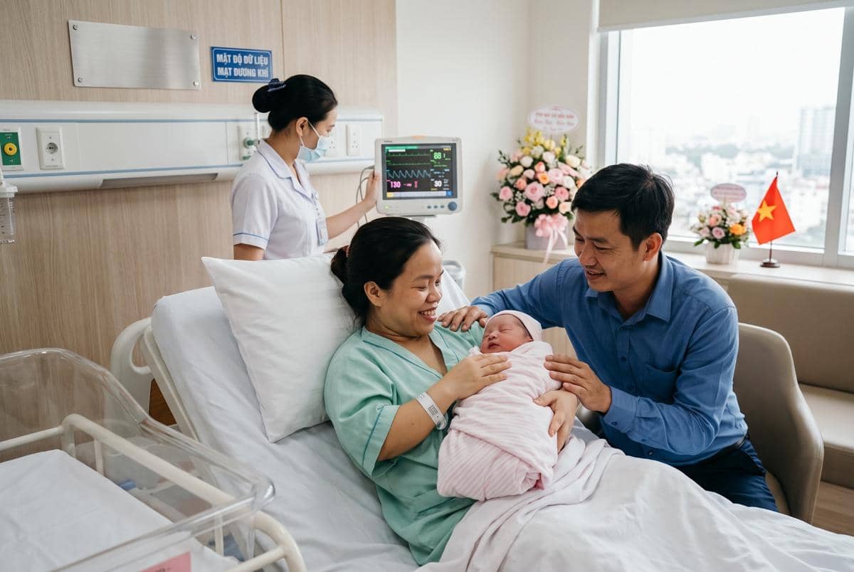 Perjuangan Ibu Kondrodisplasia di Vietnam Lahirkan Bayi 2,7 Kg