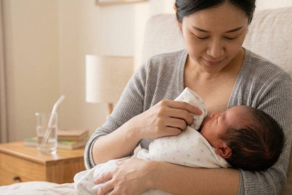 Pola tidur dan menyusu bayi kuning