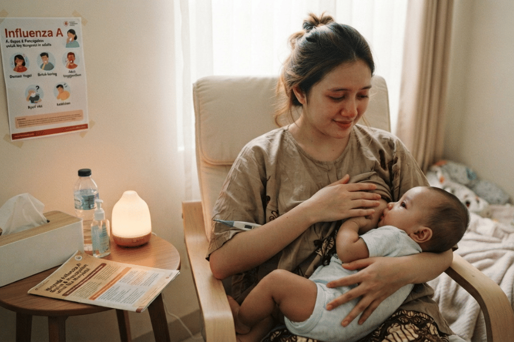 5 Gejala Influenza A pada Ibu Menyusui, Kapan Harus ke Dokter?