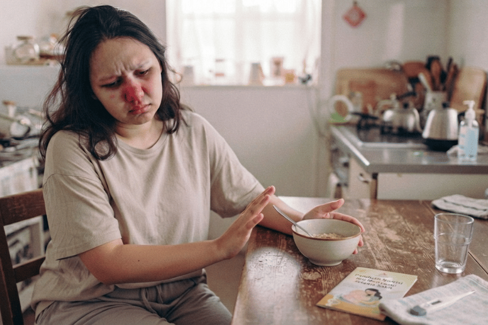 Nafsu makan menurun 