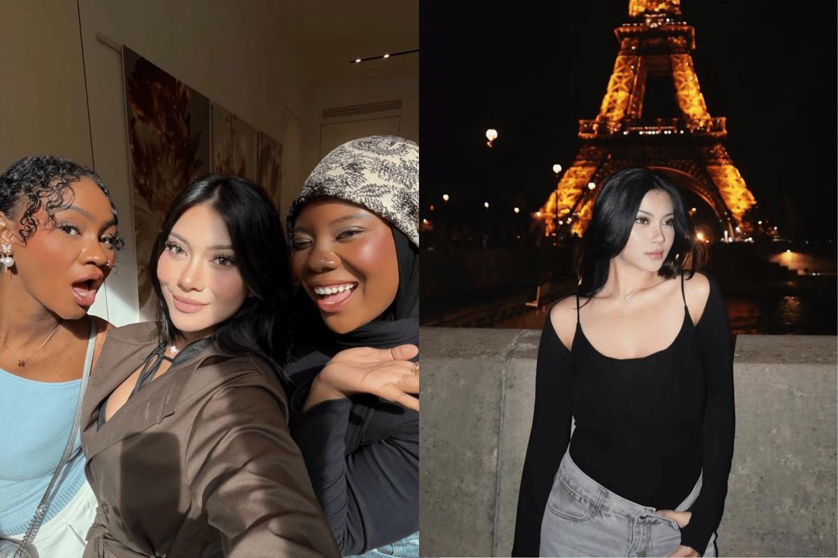 Intip Penampilan Hanum Mega dan Sahabat saat Liburan di Paris!