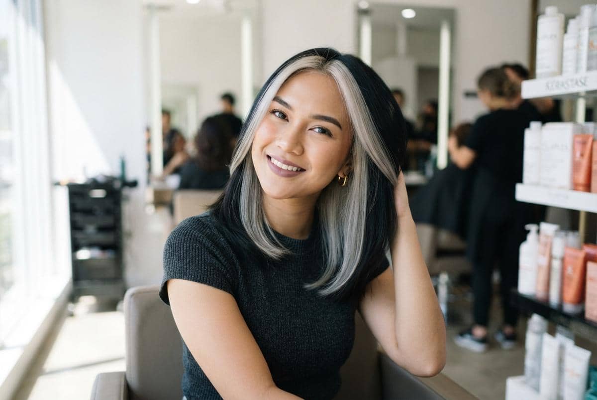 Pilihan warna rambut two tone (2)