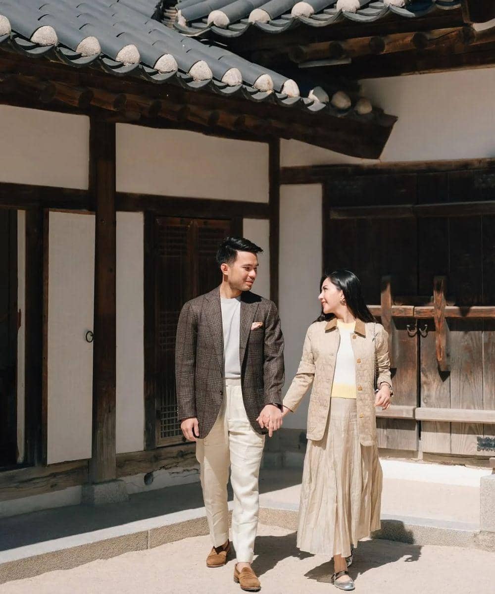 Jessica dan Yakup tampil dengan outfit yang super klop